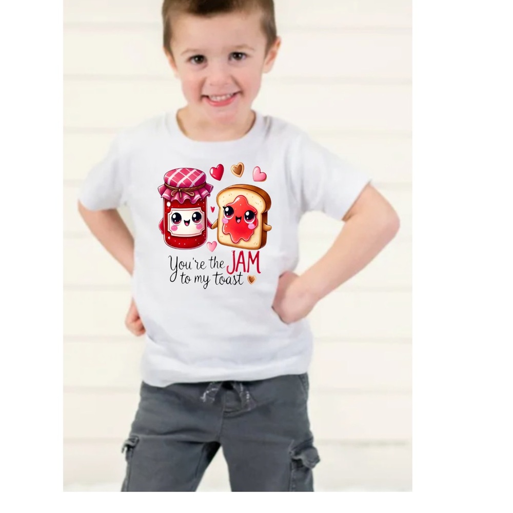 Kids White Graphic Tee